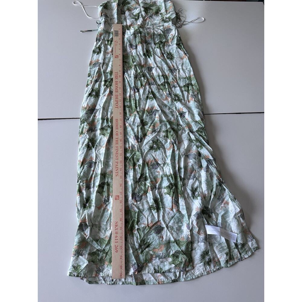 En Saison Square Neck Midi Dress Anthropologie Small Floral Garden - Picture 13 of 13
